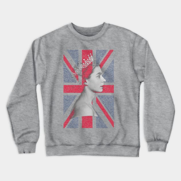 Queen Elizabeth Crewneck Sweatshirt by arxitrav